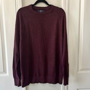 Organic Cotton Sweater by Tchibo Designed Mens XL Maroon Warm Cozy